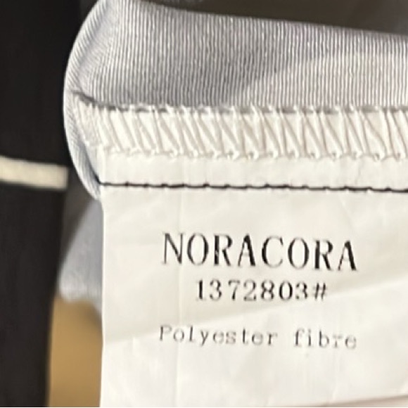 NoraCora, Circle & Line Print, Multi Color, V-Neck, Short Sleeve Top, Size L - Picture 7 of 8